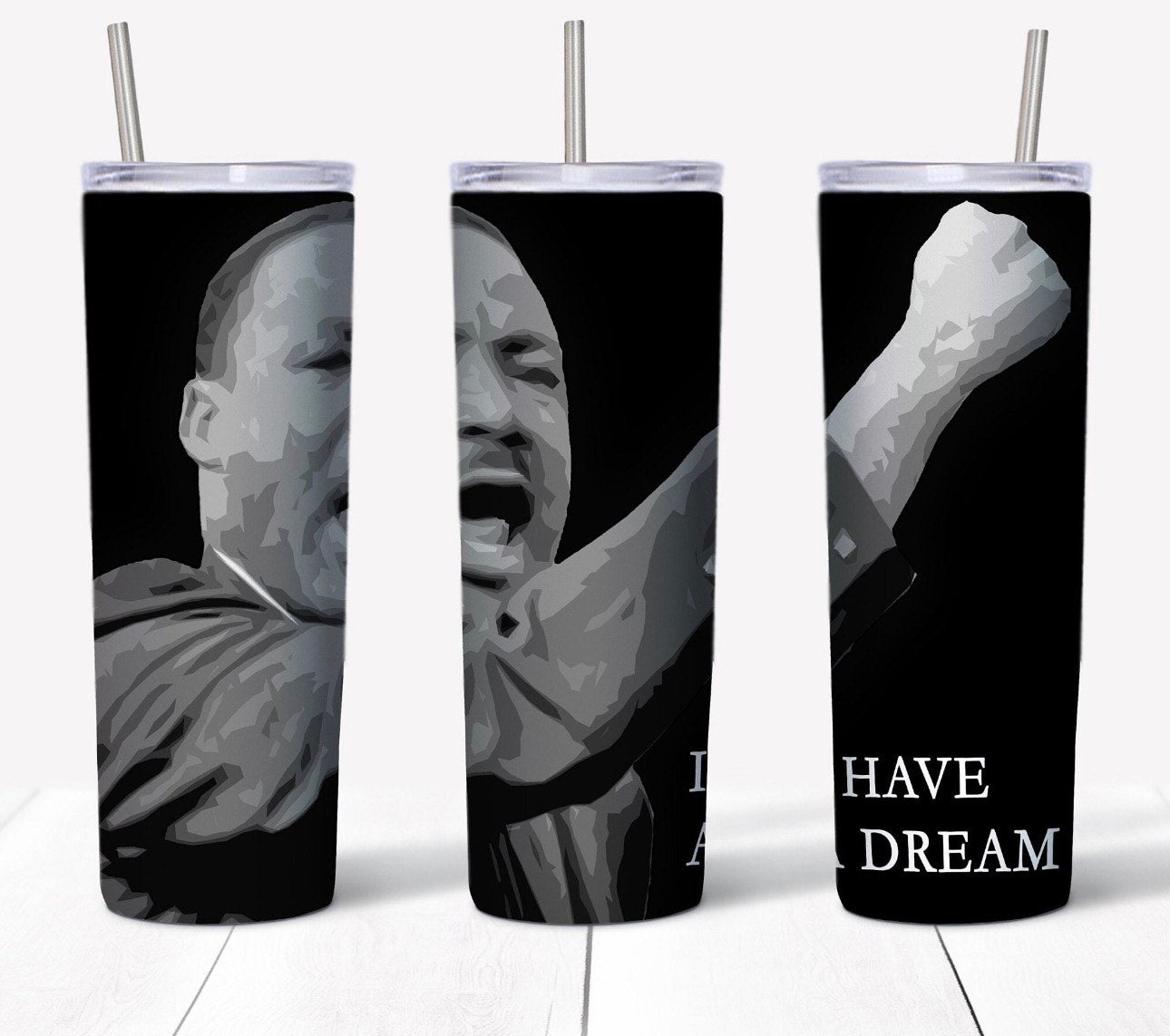 Dreams of Justice: Dr. Martin Luther King Jr. Inspirational Tumbler