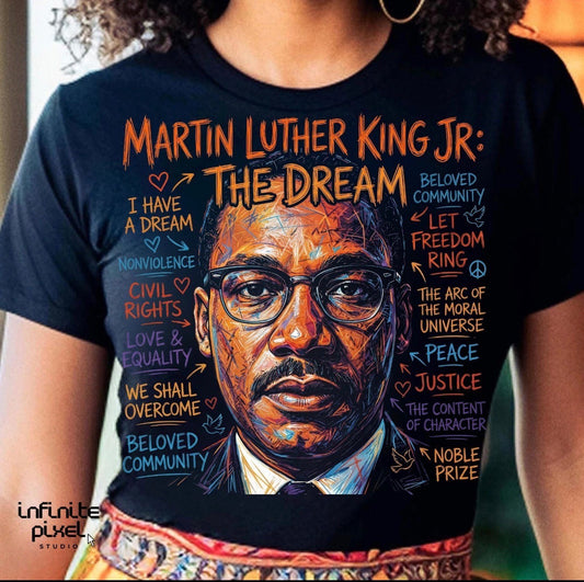 MLK “The Dream Lives On” Inspirational Graphic Tee