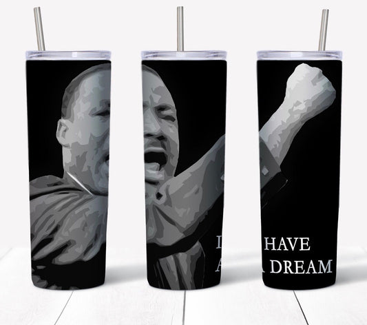 Dreams of Justice: Dr. Martin Luther King Jr. Inspirational Tumbler